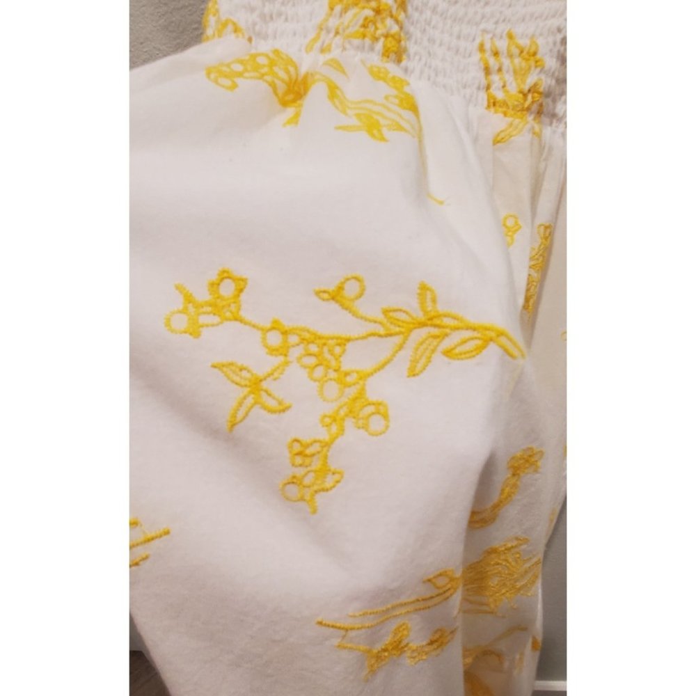 A LOVES A Tie Shoulder Floral Embroidered Dress - Picture 5 of 6